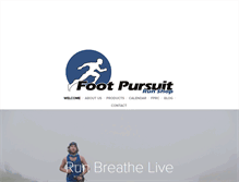 Tablet Screenshot of footpursuit.com